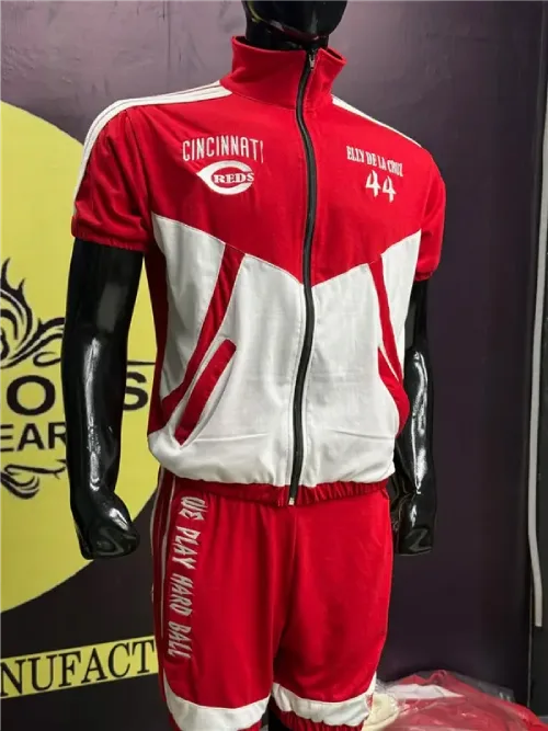 Athletic Tracksuit Premium Men's Athletic Tracksuit – Red/White